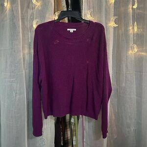 purple American Eagle sweater